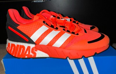 Adidas ZX 1K Boost, FY3631,  Sneakers, Shoes, Red, Orange, Solar, White,BNIB