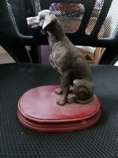 Vintage Living Stone 1995 Dalmatian Dog 5.5" Tall Figurine Statue