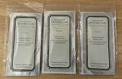 13 BeautiControl Therma Del Sol Apothecary Clarity Aromatherapy Neck Patches 