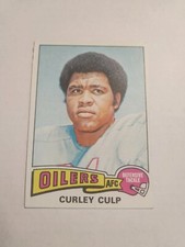 CURLEY CULP  1975 TOPPS  #297 OILERS  DT
