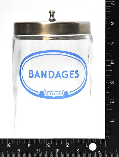 BENDE GRAFCO VINTAGE CONTENITORE VASO UFFICIO MEDICO - Foto 6 di 6