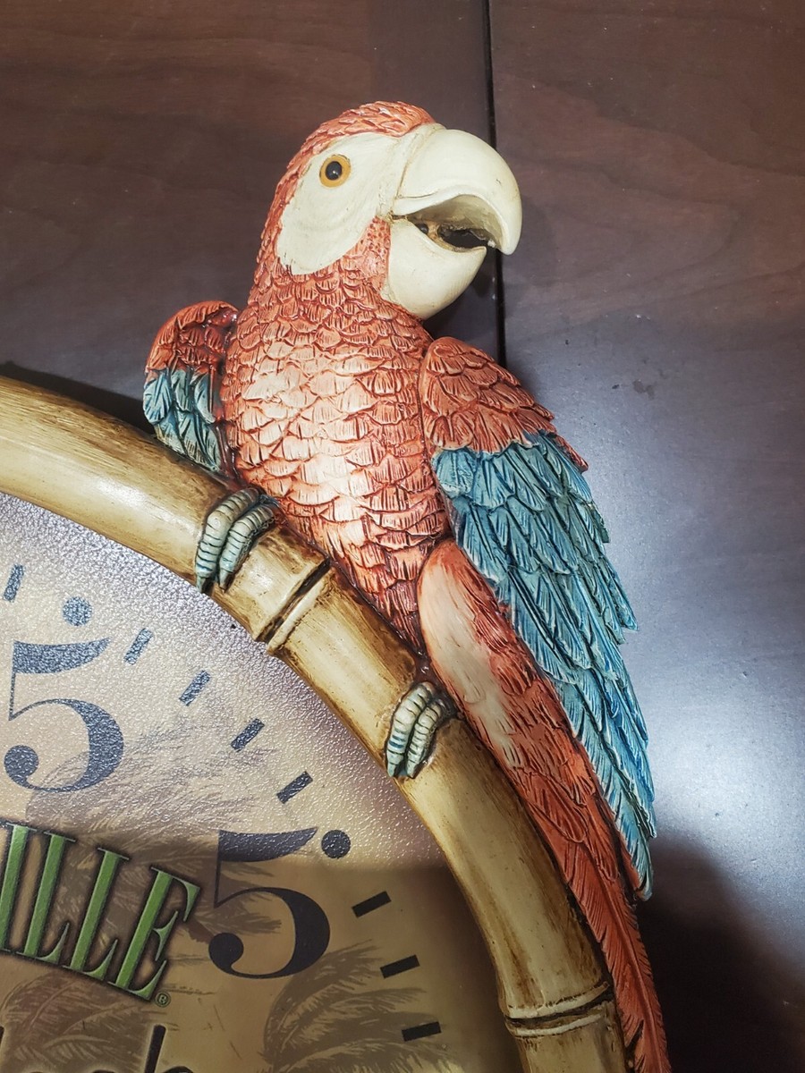 5 O Clock Five Oclock Somewhere Parrot Margaritaville Clock