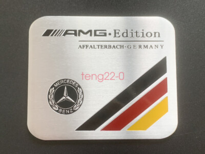 NEW METAL A.M.G Affalterbach Germany Badge Special Edition Emblem/Logo TRUNK