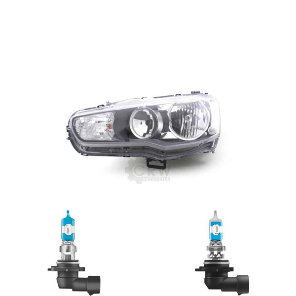 Halogen Scheinwerfer Links HB3 FüR Mitsubishi Lancer Viii Inklusive Lampen-image