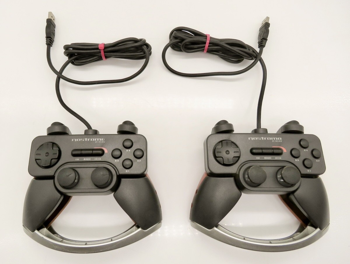 Two Belkin Nostromo N45 USB Dual Analog Game Controller | eBay