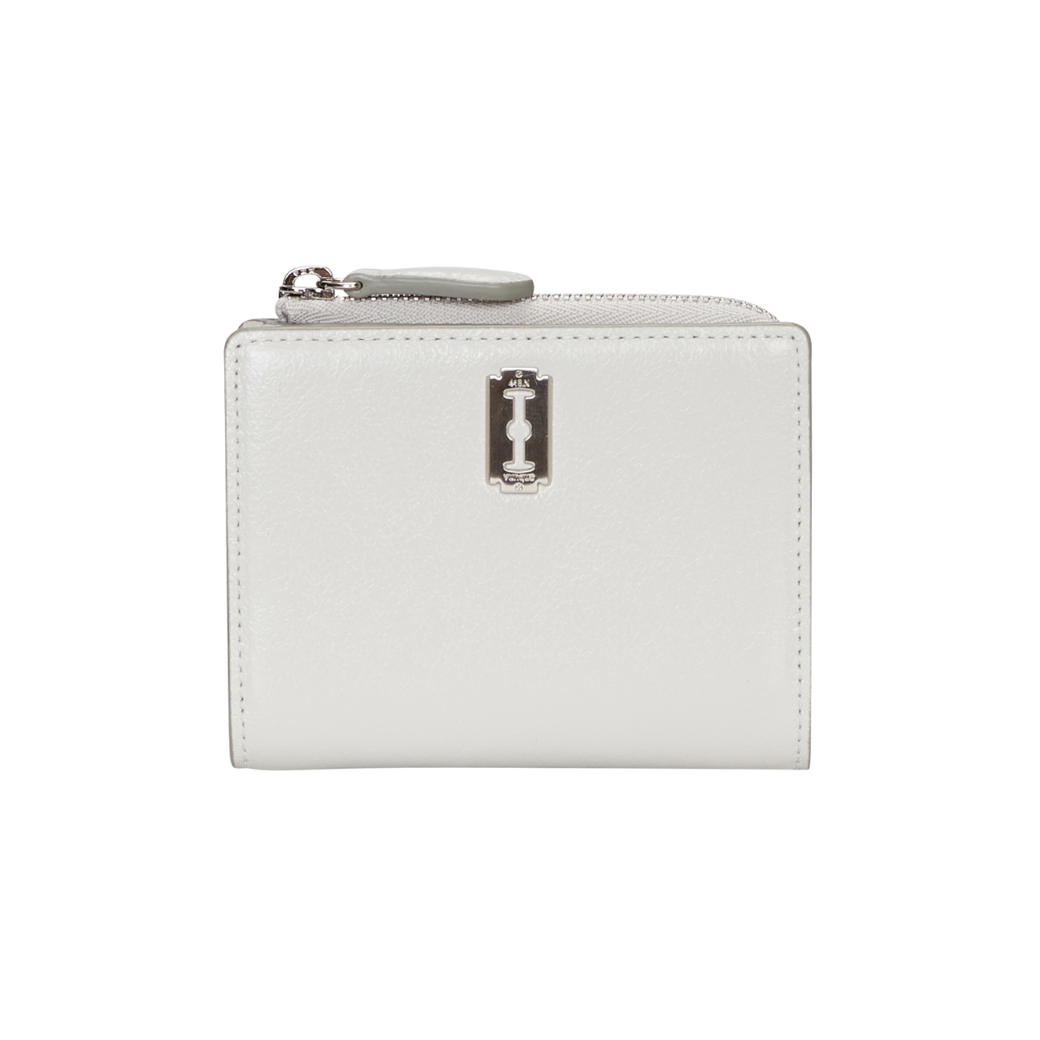●vunque● Perfec Button Up Folded Half Wallet Perfect Butto VUNQUE Perfec Flip Half Wallet LIGHT BEIGE | eBay