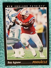 1993 PINNACLE RAY AGNEW #118 NEW ENGLAND PATRIOTS