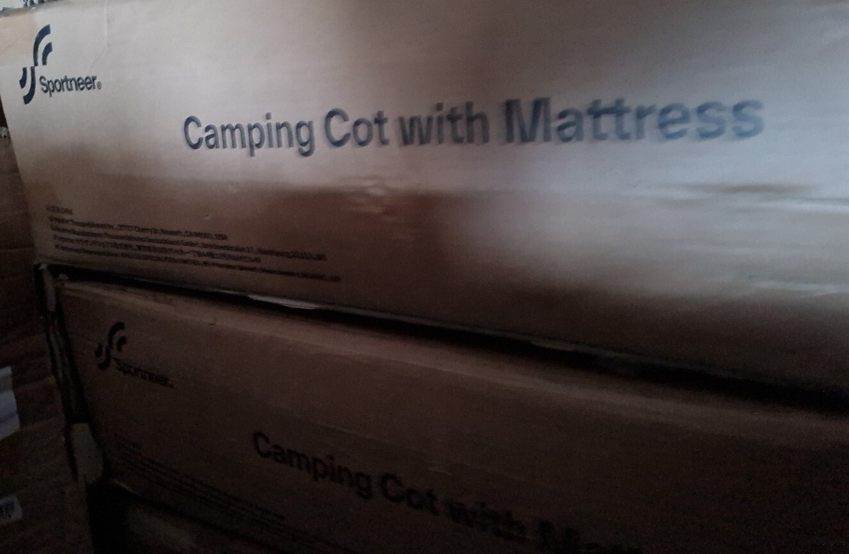 Lit De Camping Pliant Sportneer – Avec Matelas – Modèle Y21-80601-06