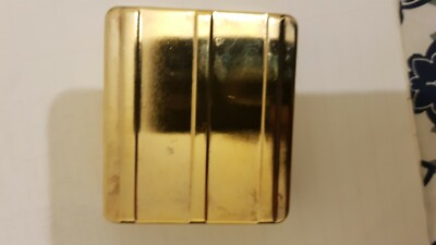 24K GOLD PLATED CIGARETTE TIN CASE
