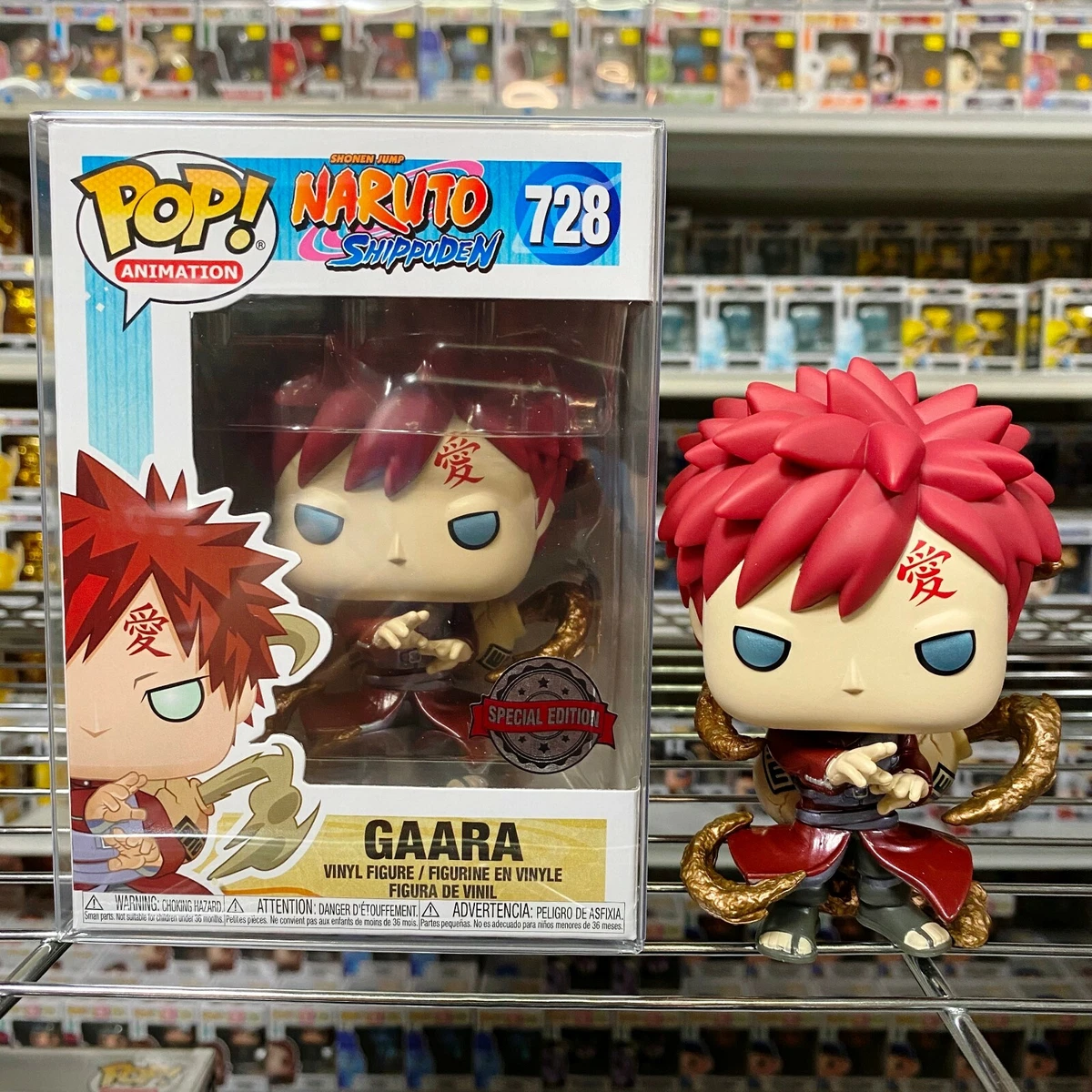 Funko Pop! Anime: Naruto Shippuden - Gaara Vinyl Figure (Includes  Compatible Pop Box Protector Case)