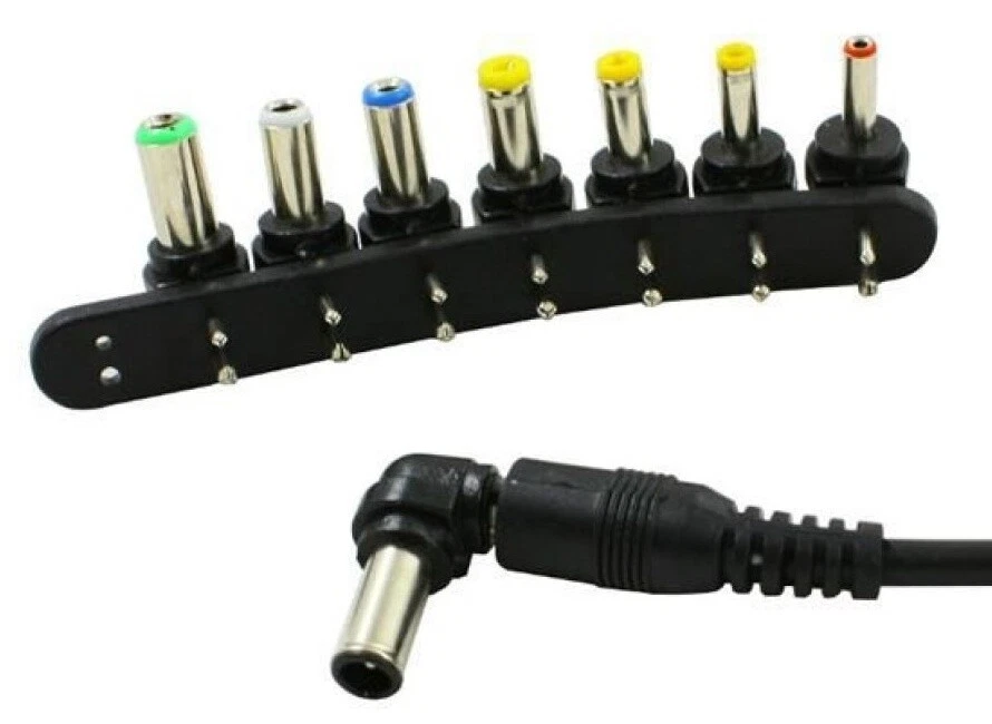 8in1 Universal Notebook Laptop Netzteil DC Adapter Stecker Buchse Universal