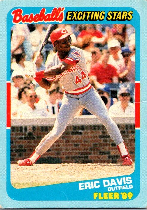 1989 Fleer Exciting Stars #9 Eric Davis NearMint