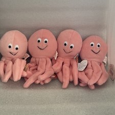 Inky The Octopus Beanie Baby 1994 Rare W/errors Retired New With Tags