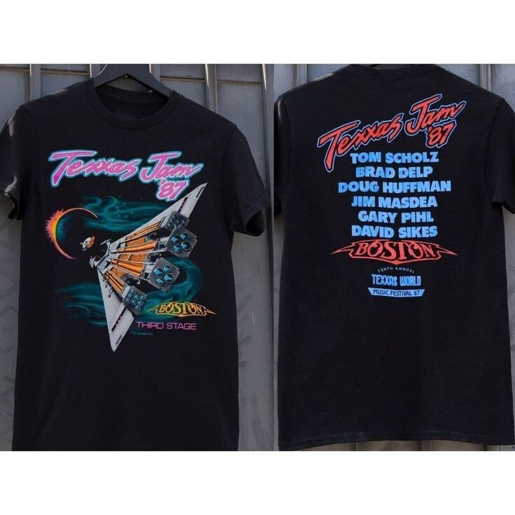 Boston Texxas Jam Tour 87 Shirt Tee Gift Short Sleeve S to 5XL