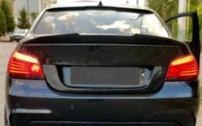 PSM Style Rear Spoiler Wing For 2003-2010 BMW E60 5 Series Sedan ABS Gloss Black