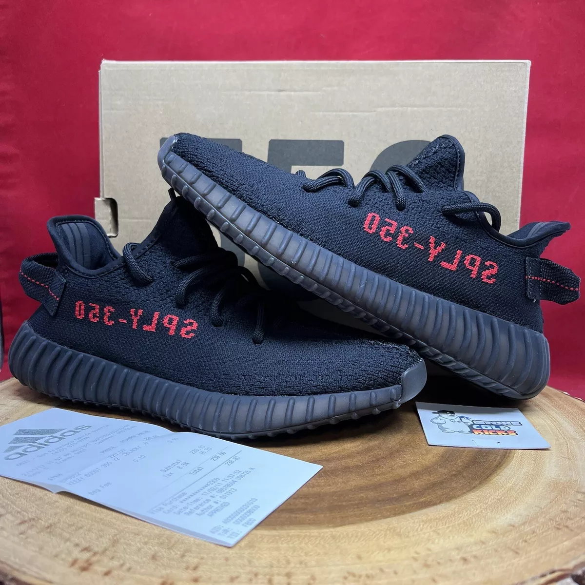 Adidas Yeezy Boost 350 V2 Bred Black Mismatched Size 6/7 CP9652 |