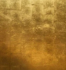 Square tile foil gold metallic Modern Wallpaper  contemporary wallcoverings roll