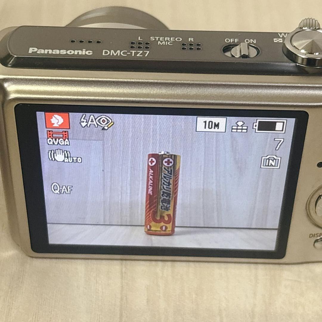 Mint ] Panasonic LUMIX DMC-TZ7 Silver Camera Good Condition