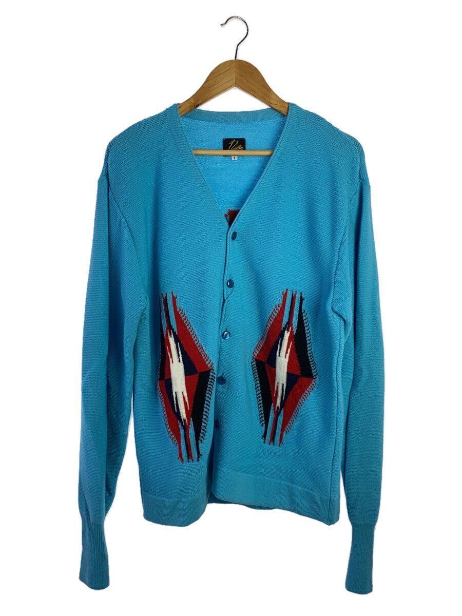 Needles Cardigan (Sheer Small Wool Blue 0T268 Chimayo Indian Needles Cardigan (Sheer Small Wool Blue 0T268 Chimayo Indian