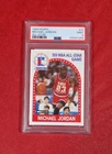 1989 NBA HOOPS #21 ALL STAR Michael Jordan Chicago Bulls NBA Card PSA 9