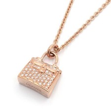 HERMES Necklace Diamond 750PG P0056494
