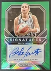 2021-22 Panini Basketball Prizm WNBA Becky Hammon Signatures Green #SG-BHM Auto
