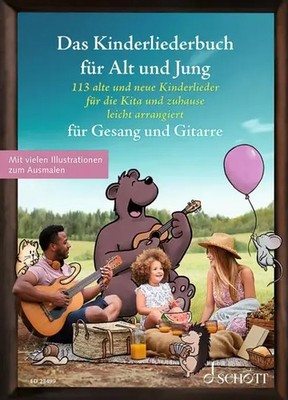 Das Kinderliederbuch für Alt und Jung. Gesang und Gitarre | Jonas Spieker | 2022