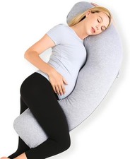 Pregnancy Pillows Side Sleeping J Shaped Maternity Body Pillow Pregnancy Soft
