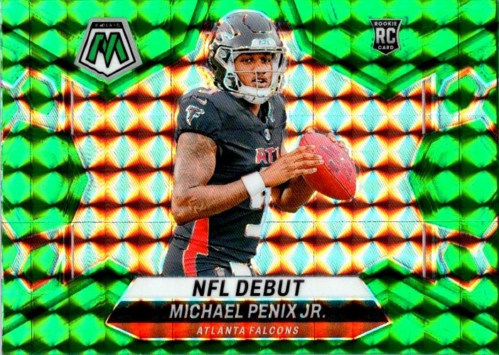 Michael Penix Jr 2024 Mosaic Green Mosaic NFL Debut #274 - Falcons