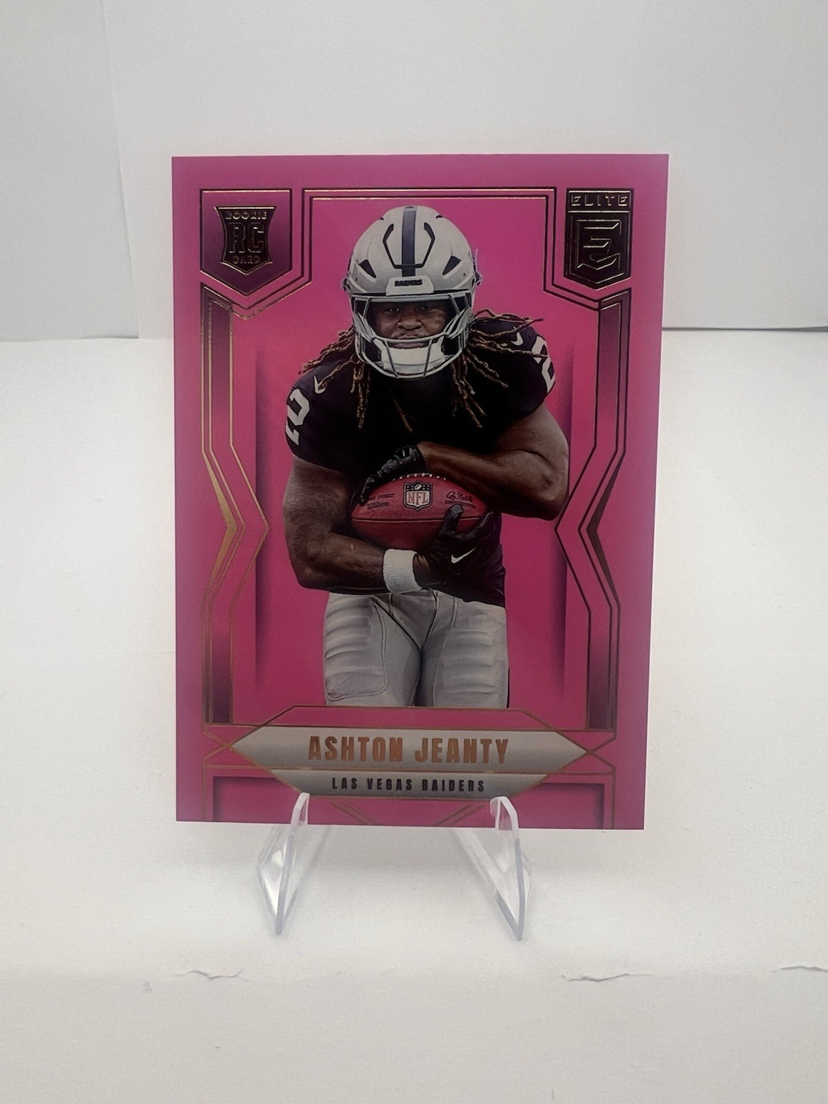 2025 Panini Donruss Elite - Rookies Ashton Jeanty #113 Pink Ink (RC)