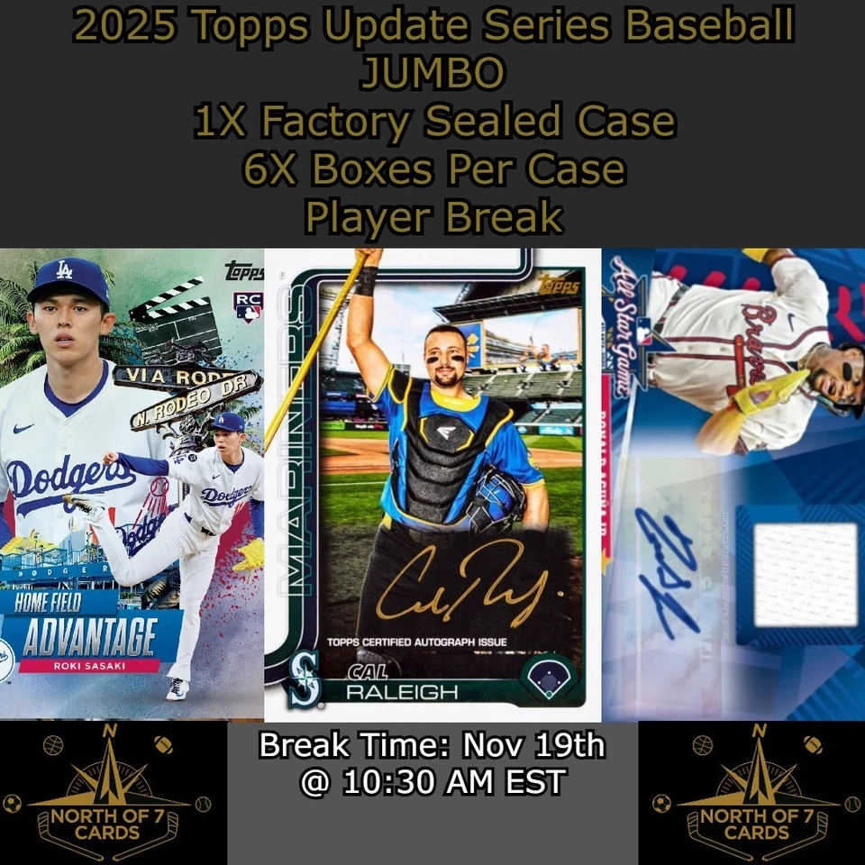 Steven Matz - 2025 Topps Update Series Baseball JUMBO - 1X Case BREAK #15 - Image 3 of 3