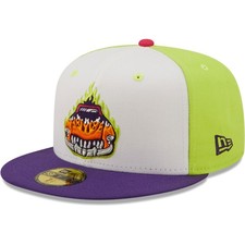 Men's New Era White/Purple B-lidos de Bowling Green Copa De La Diversion 59FIFTY
