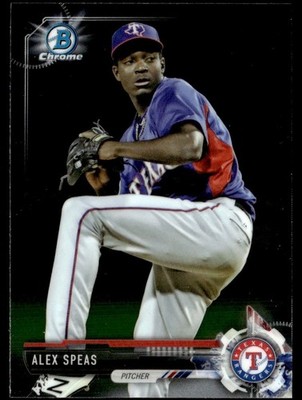 2017 Bowman Chrome Prospects Alex Speas Texas Rangers #BCP68