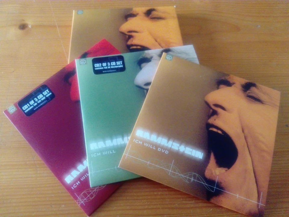 Rammstein Ich Will /Remixes/Videos/Live Limited 11 Track 3 CD /DVD Box Set - Image 4 of 4