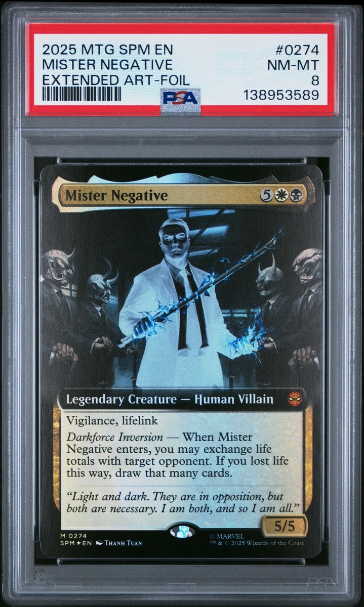 mr negative mtg card Staff of Titania [The Brothers' War Commander]