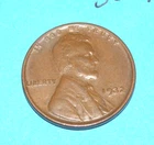 1932    WHEAT CENT   VERY FINE    # 6