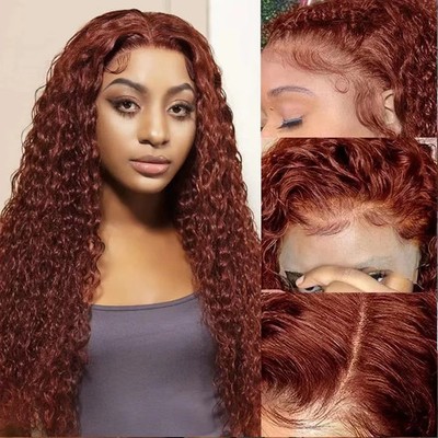 European and American middle-parted long curls, African afro wig, high-temperatu