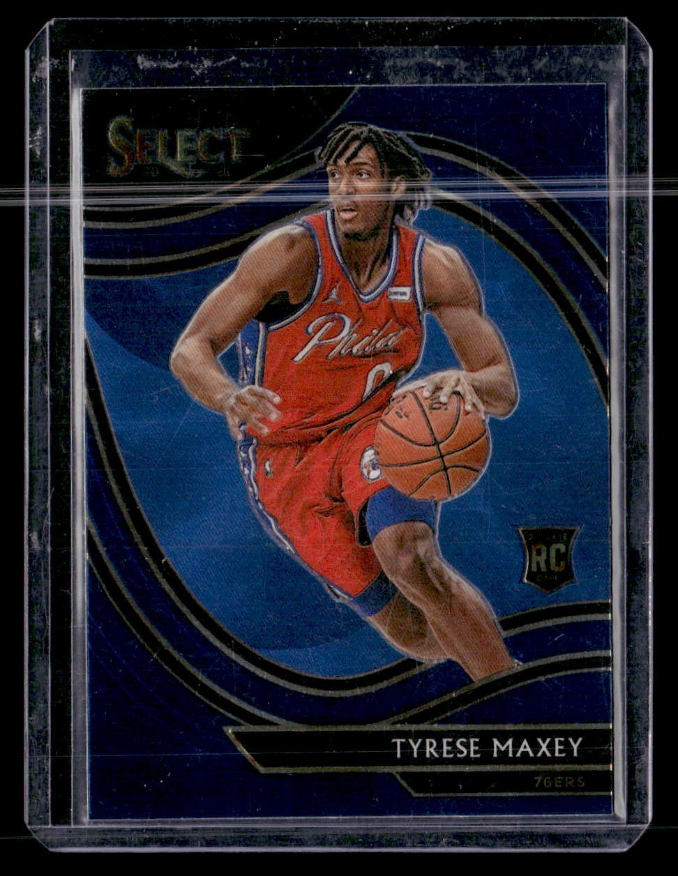 2020-21 Panini Select - Courtside Tyrese Maxey #280 Blue (RC)