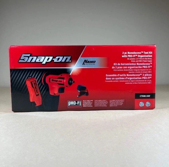 New Snap-On NANOAXCESS Cordless Driver Set CTNN13KF / CTNN1040
