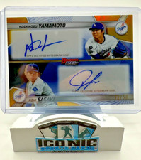 2025 Bowman's Best Yoshinobu Yamamoto Roki Sasaki Dual Auto Gold 12/50