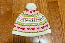 Gymboree Girls Pom Pom Sweater Hat 8 and Up New with Tag