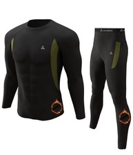 Thermal Underwear for Men, Long Johns Winter Hunting Gear Sport Base Layer To...