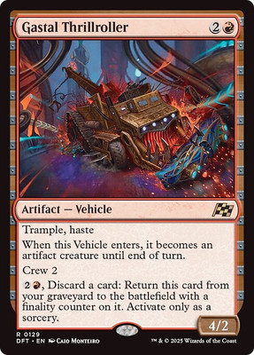 GASTAL THRILLROLLER x4 mtg NM-M Aetherdrift 4 Rare