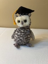 Smart The Owl Class of 2001 Retired Ty Beanie Baby Collectible