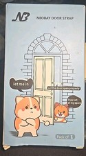 Neobay Adjustable Door Strap and Latch.. Lets Cats In Keeps Dogs Out 