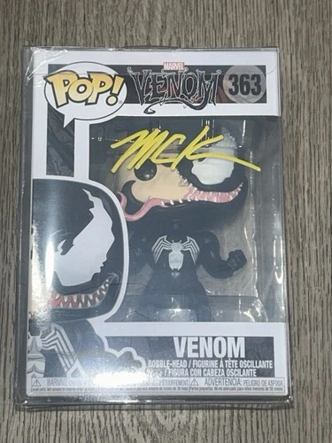Funko Pop! Marvel Venom #363 Autographed Bobblehead by Matthew Clark S126428