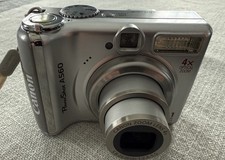 CLEAN Canon PowerShot A560 Digital Camera, 7.1 MP, Silver Tested