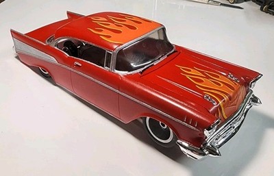 自動車 amt 1/16 57 Chevrolet Bel Air Hardtop AMT Red 1957 Chevy Bel Air Hardtop Custom 1/25 Slot Car NEEDS