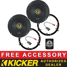 KICKER CSC654 6.5" OEM SPEAKER REPLACEMENT FULL KIT FOR HONDA ACCORD 1998-07