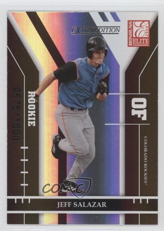 2004 Donruss Elite Extra Edition 578/1000 Jeff Salazar #253 Rookie RC 4p7
